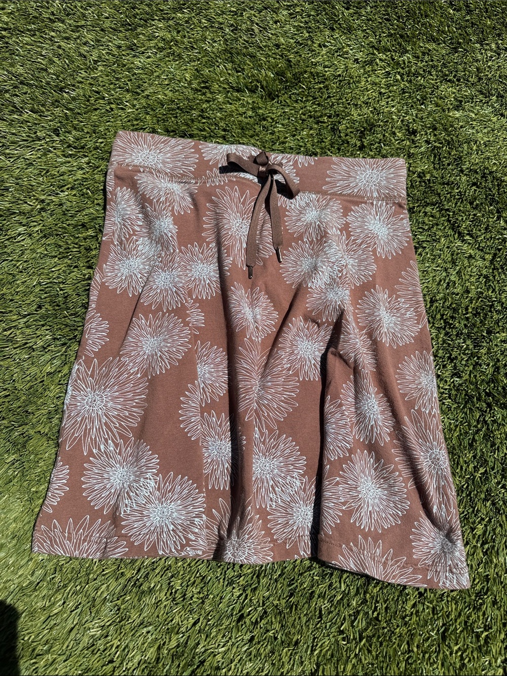 Floral Print Beachy Skirt